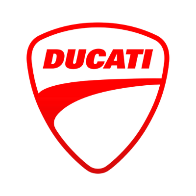 Ducati red-and-white shield emblem