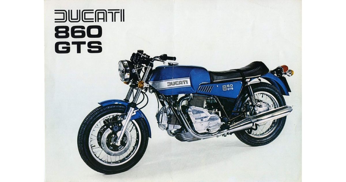 ducati 860 gt sales brochure