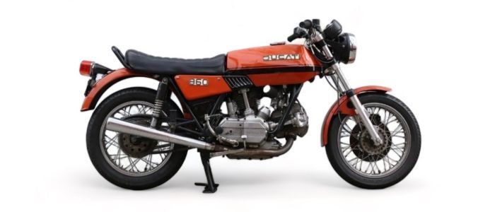 orange ducati 860gt