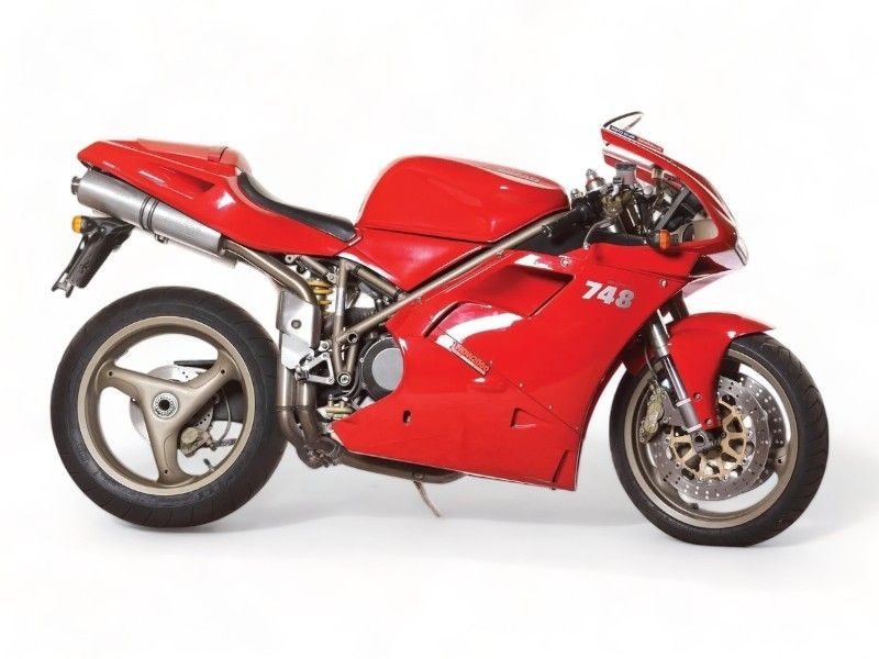 red ducati 748